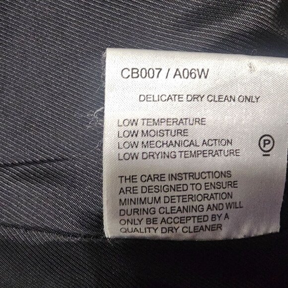 Karen Millen Black Trench Coat Wool US 4 Belted Designer Tailored Quiet Luxury - Picture 11 of 13